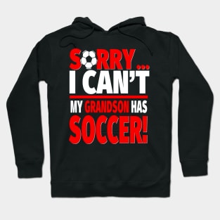 Soccer Grandma or Soccer Grandpa Shirt - Sorry I Can't Tee Hoodie